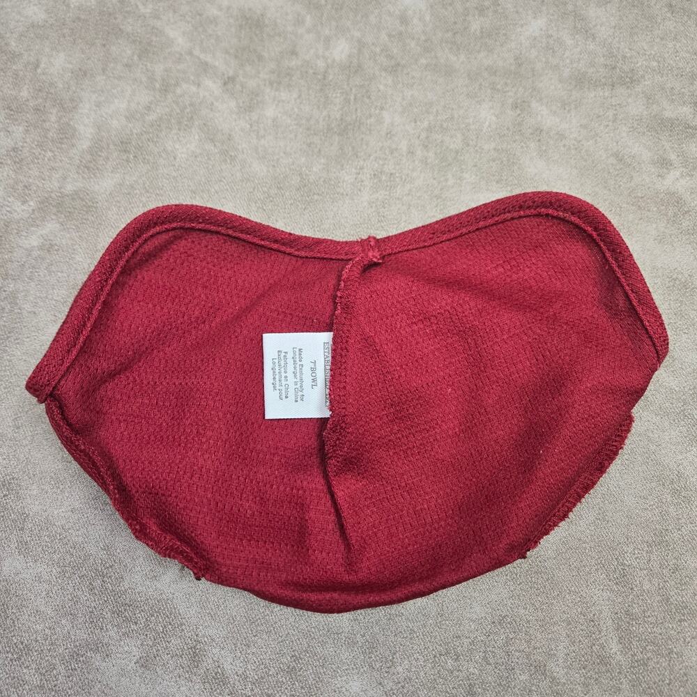 Longaberger Paprika Red 7" Bowl Basket Liner